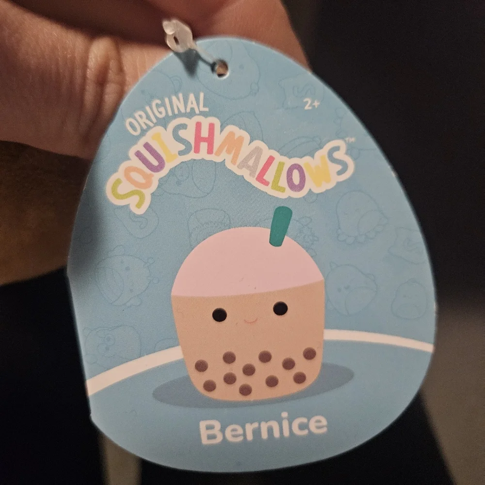 NWT Squishmallows Bernice the Boba Tea 3.5